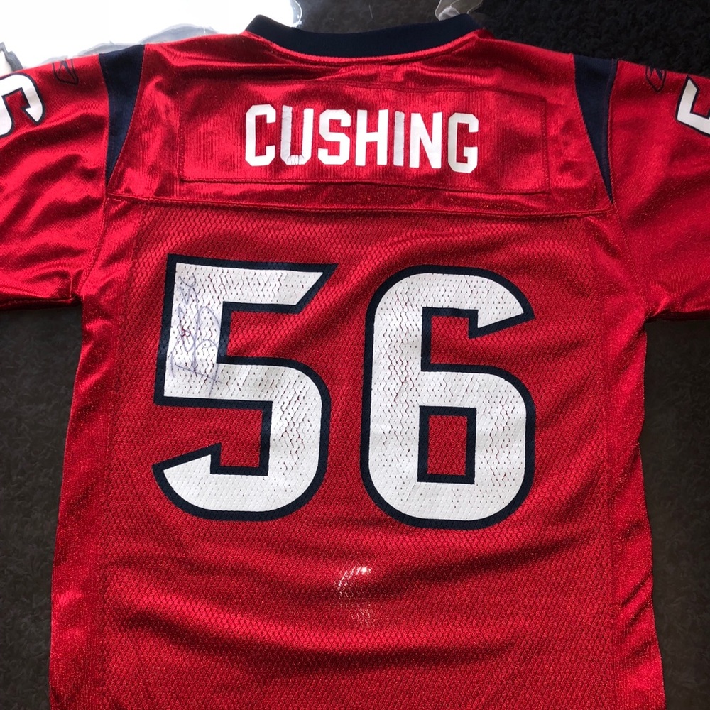 Authentic AUTOGRAPHED Brian Cushing Reebok jersey - Picture 7 of 8
